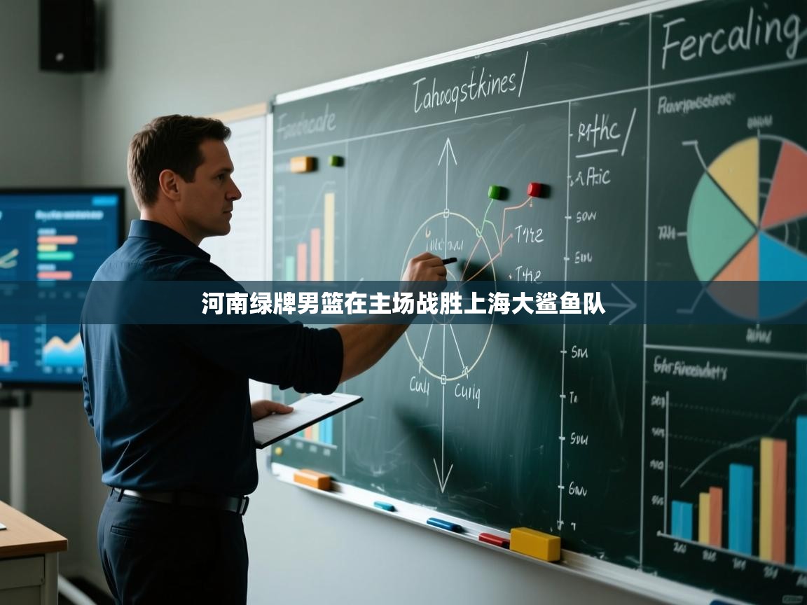 河南绿牌男篮在主场战胜上海大鲨鱼队  第1张